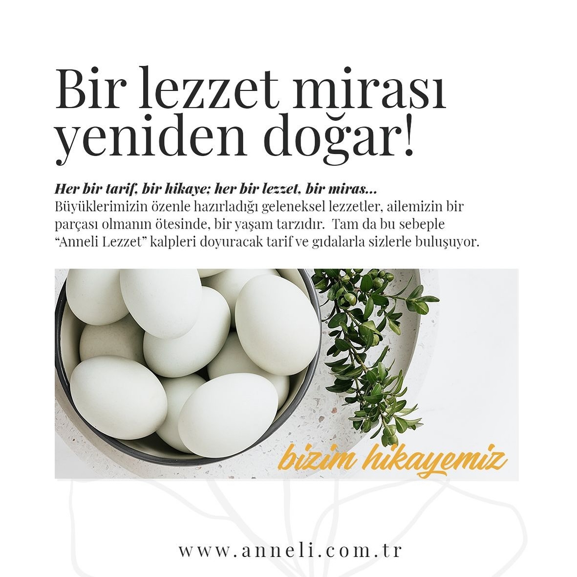 Bir lezzet mirası yeniden doğar