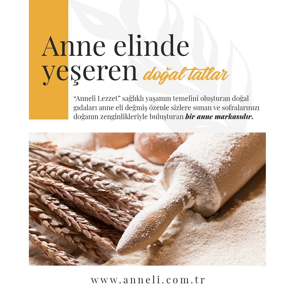 Anne elinde yeşeren doğal tatlar