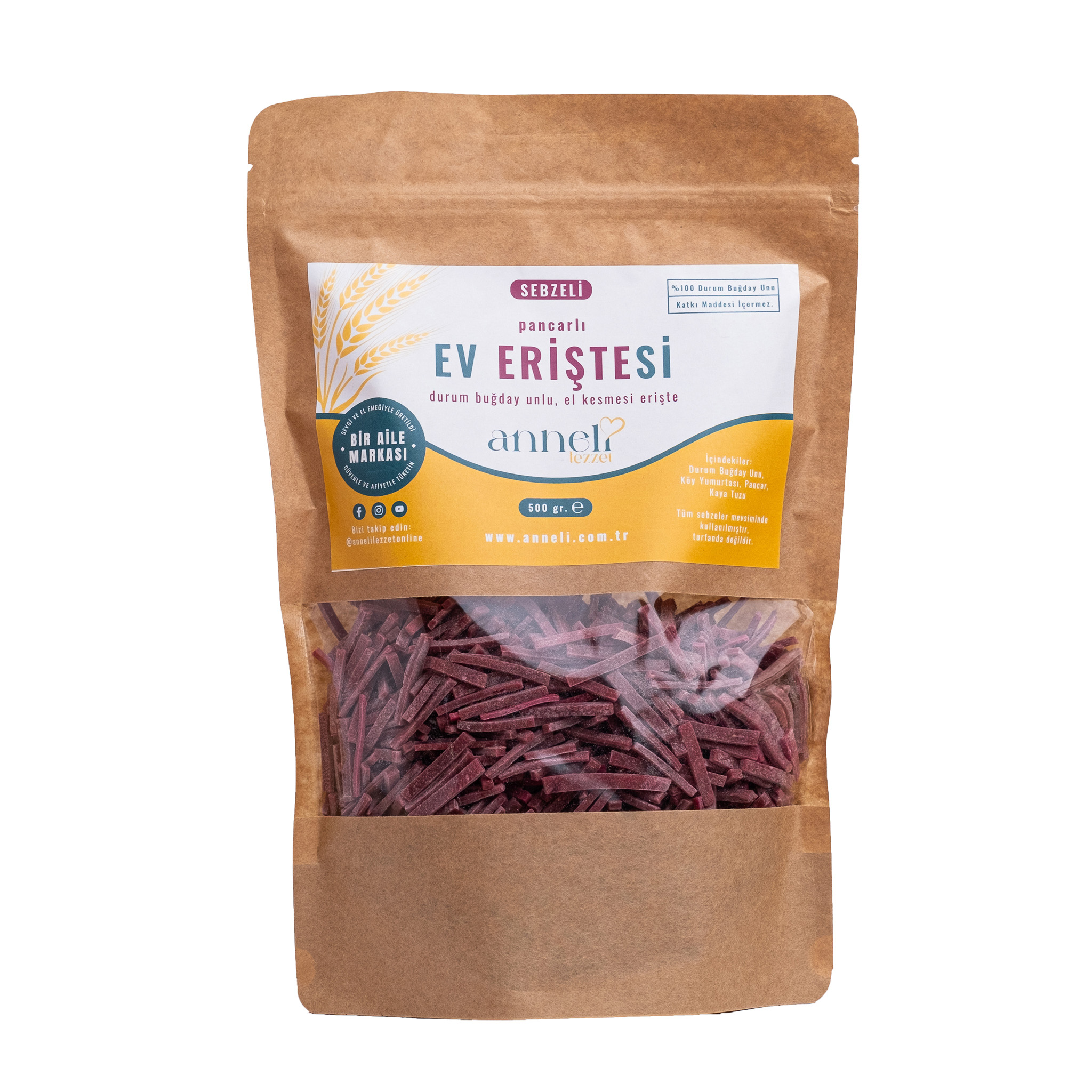 Pancarlı Ev Eriştesi 500gr