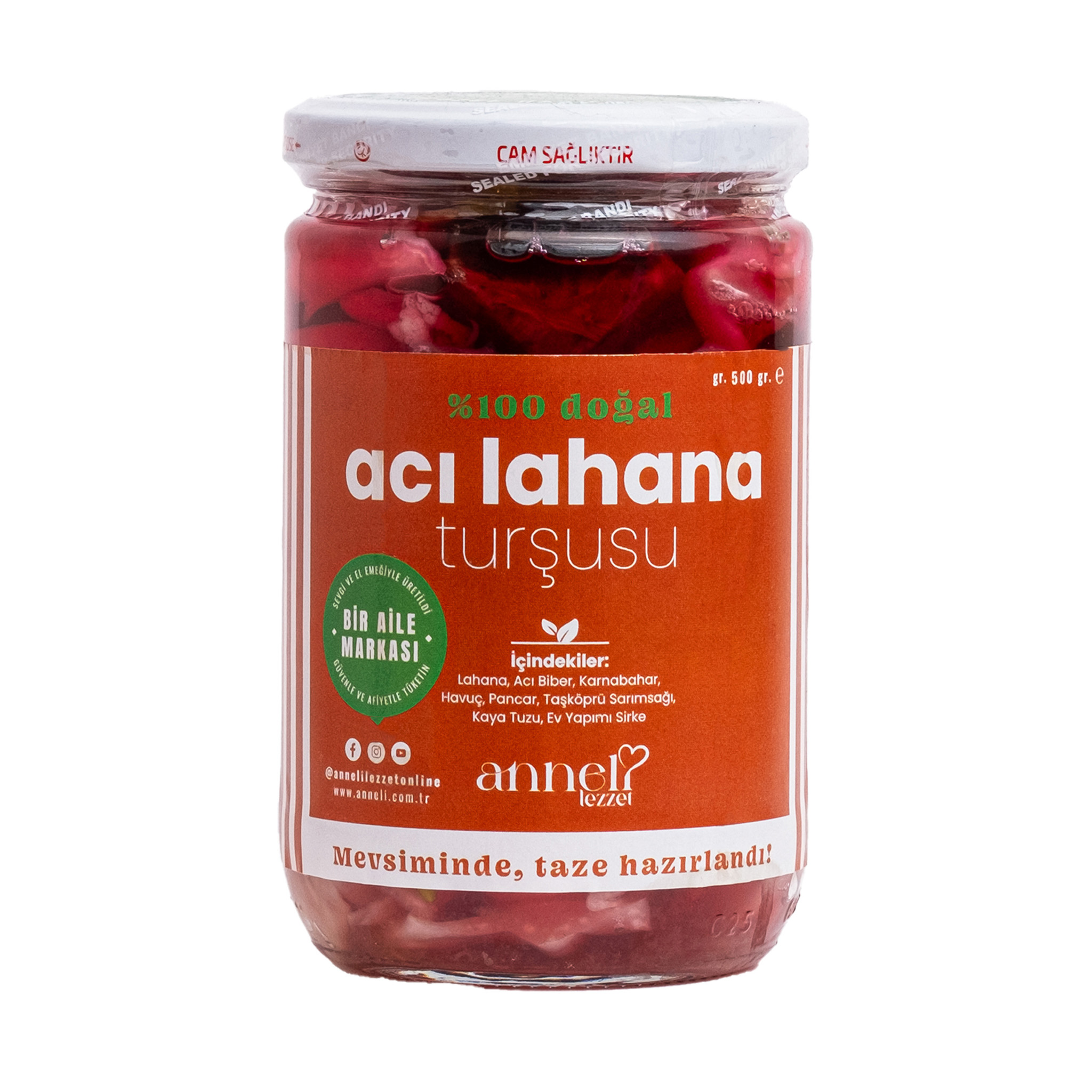 Acı Lahana Turşusu 500gr