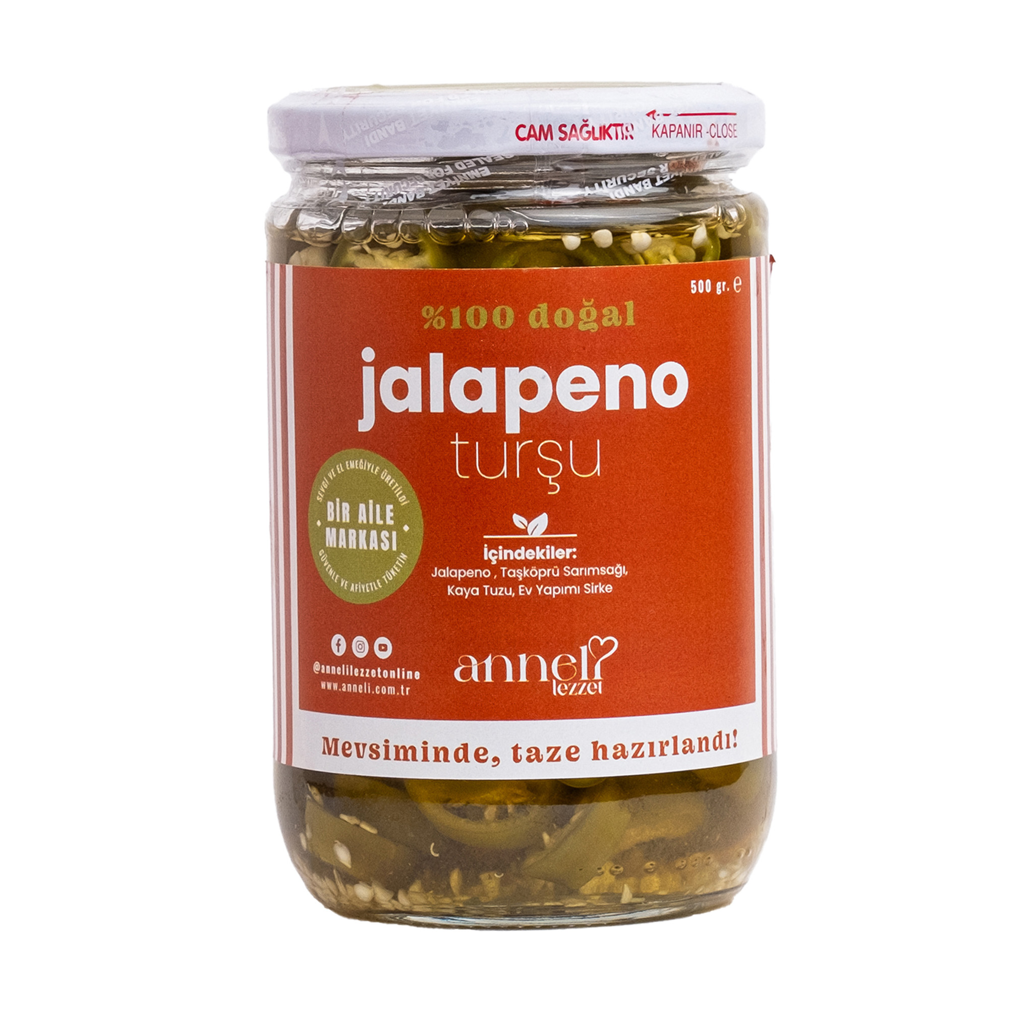 Jalapeno Turşu 500gr