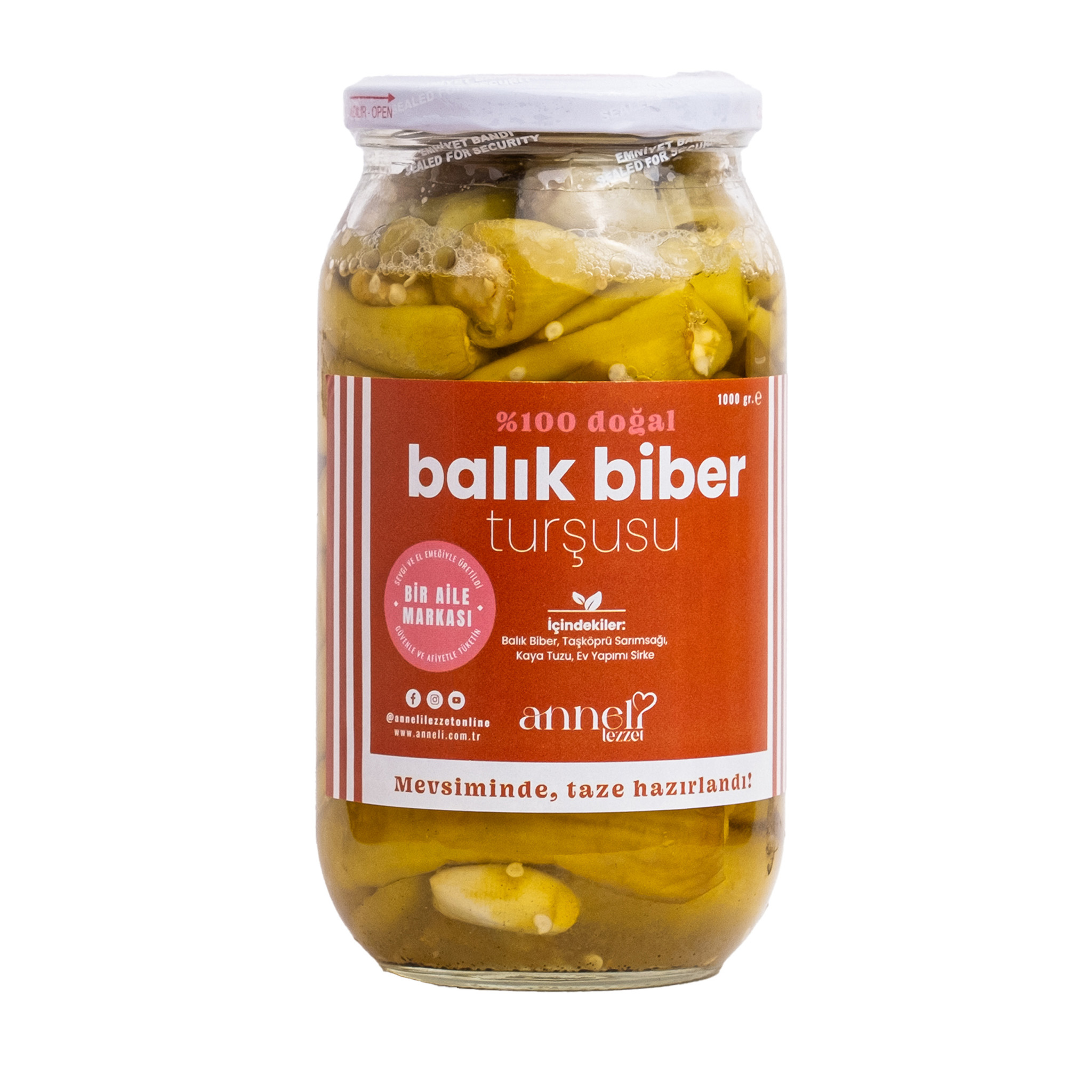 Balık Biber Turşusu 1000gr