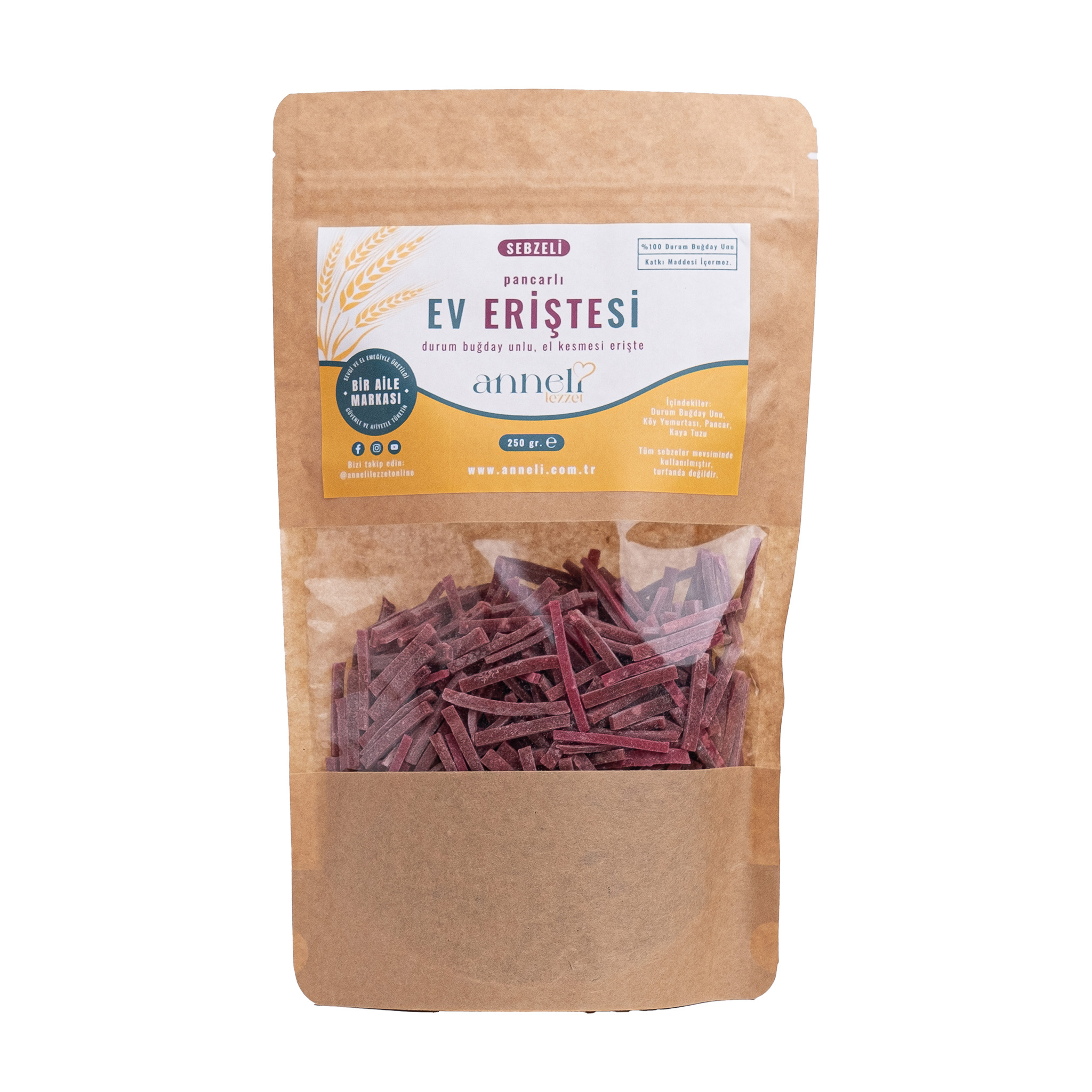 Pancarlı Ev Eriştesi 250gr