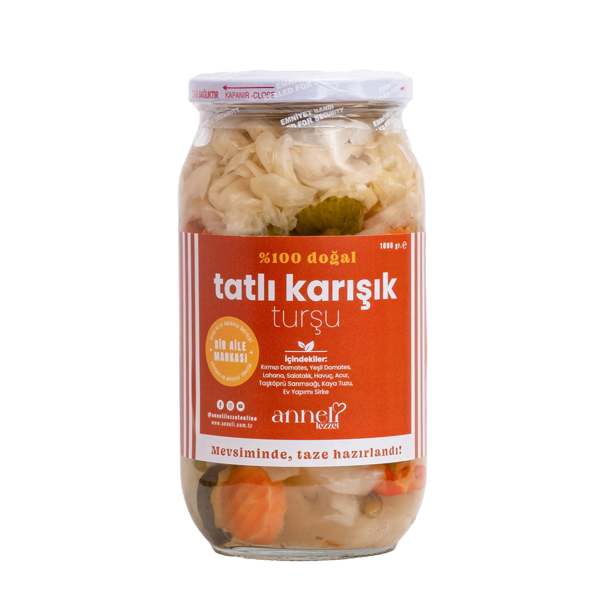Tatlı Karışık Turşu 1000gr
